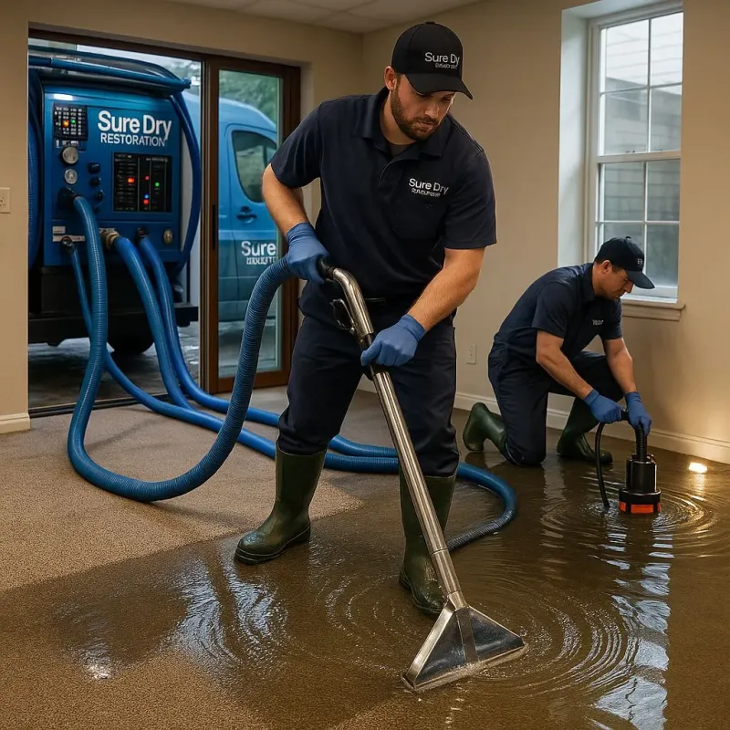 Water Extraction and Removal process in Topsfield, MA